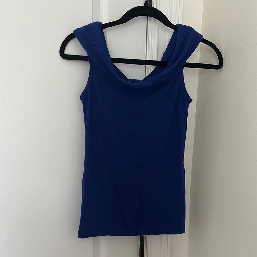 Banana Republic Royal Blue off shoulder or on shoulder Top size xs